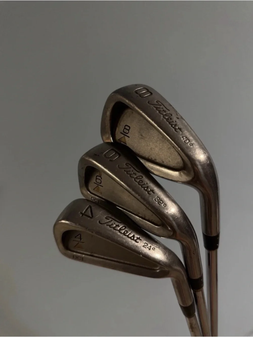Titleist DCI 4,6,8 Irons Steel Shaft Yellow Triangle Right Handed, Set of 3 - Picture 3 of 5